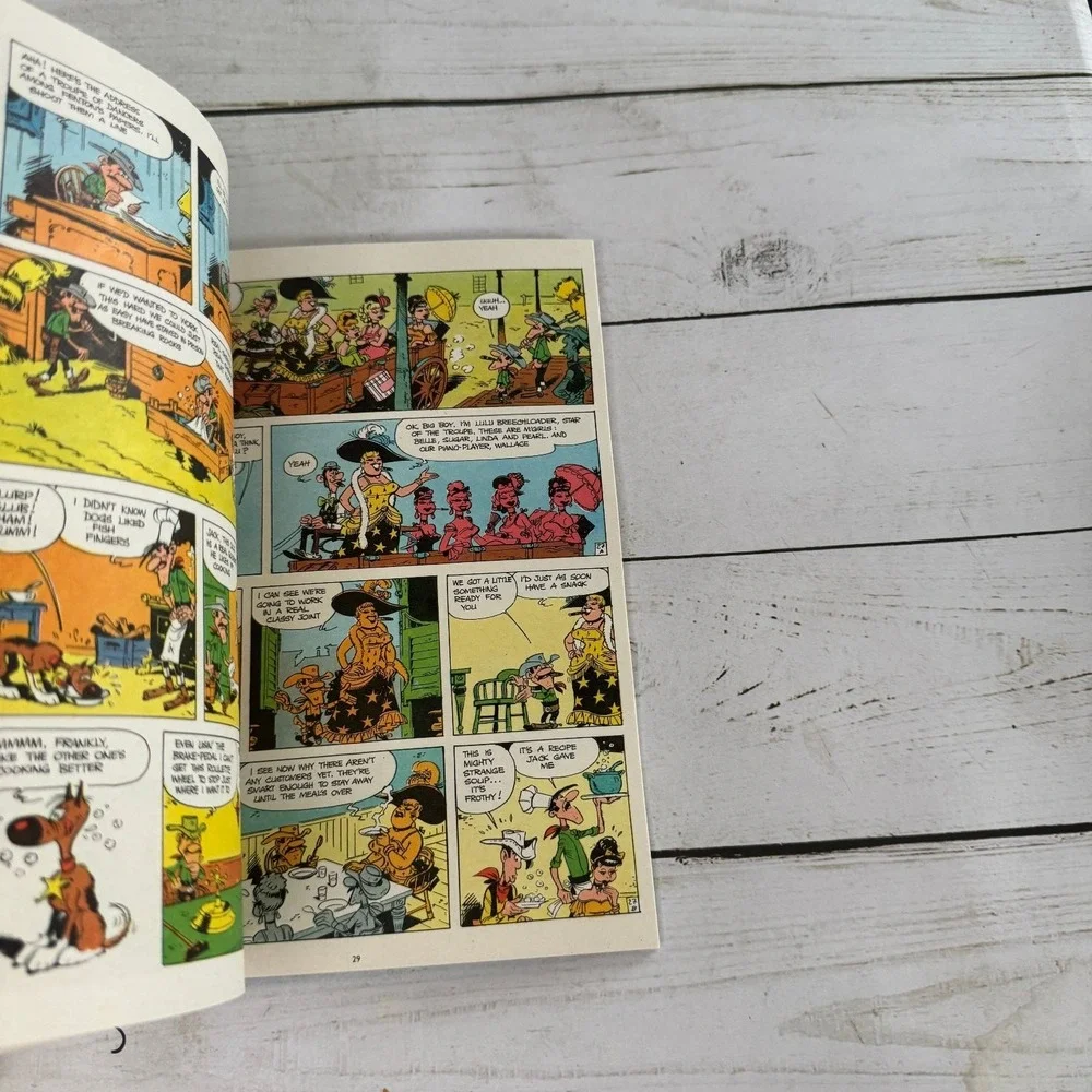 Lucky Luke Dalton City Goscinny Morris 1976 Knight Books Hodder Stoughton